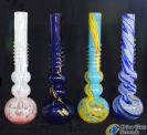 hand blow soft glass smoking pipe bong